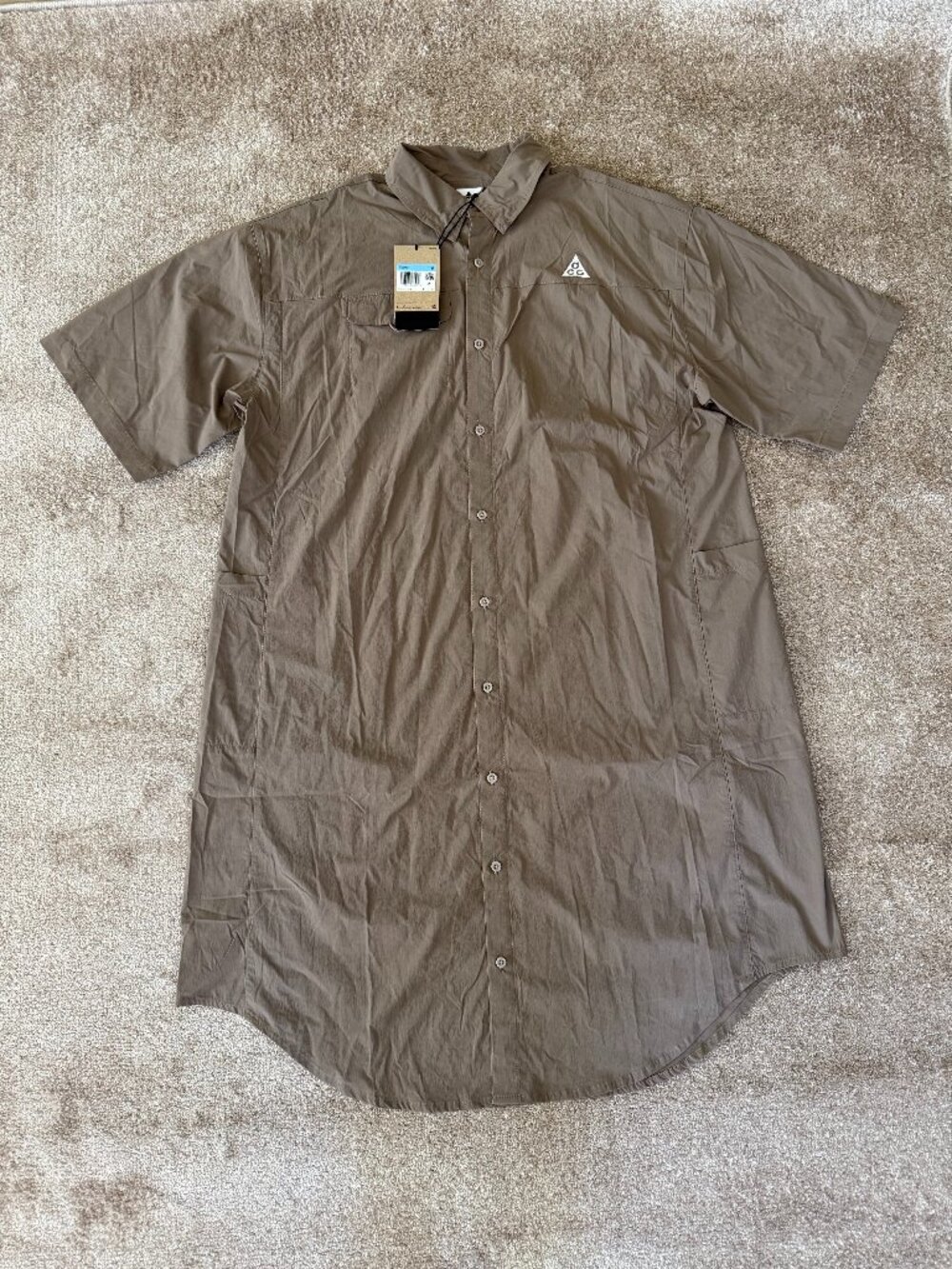Women's Medium - Nike ACG Orb Weaver Dri-Fit ADV UV Oversize Brown - MSRP$110